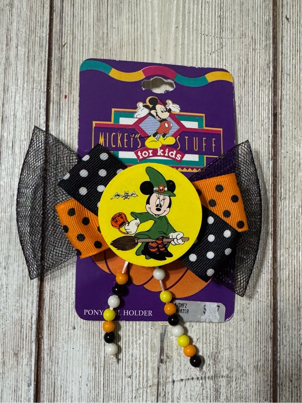 New! Vintage Disney Halloween Minnie Mouse hair barrette